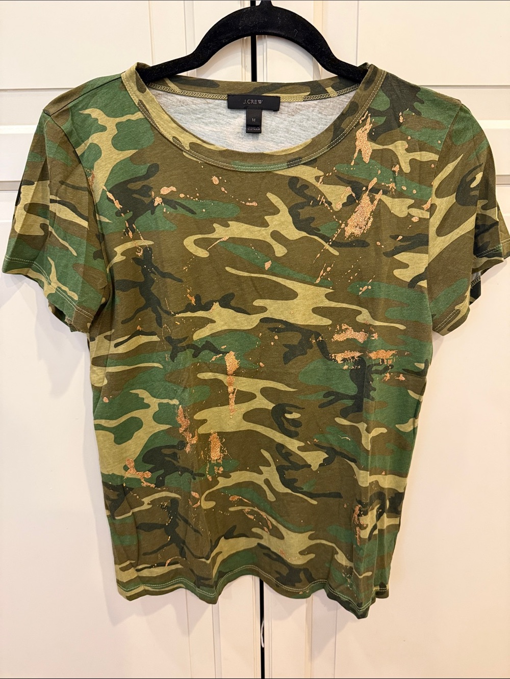 J.Crew Lightweight Camo T-Shirt — Size Medium